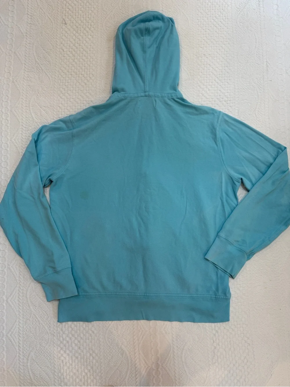 Polo Ralph Lauren Turquoise Hooded Long Sleeve Shirt Jacket Men’s Size Large L